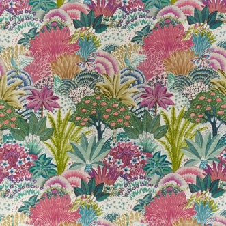 Kolkata, Flamingo - Fabric Only